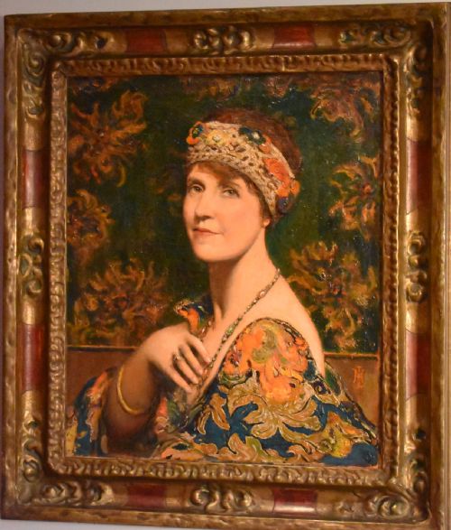 SUPERB OIL PORTRAIT OF A LADY - ADDITIONAL PHOTO 2