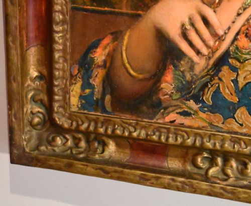 SUPERB OIL PORTRAIT OF A LADY - ADDITIONAL PHOTO 7