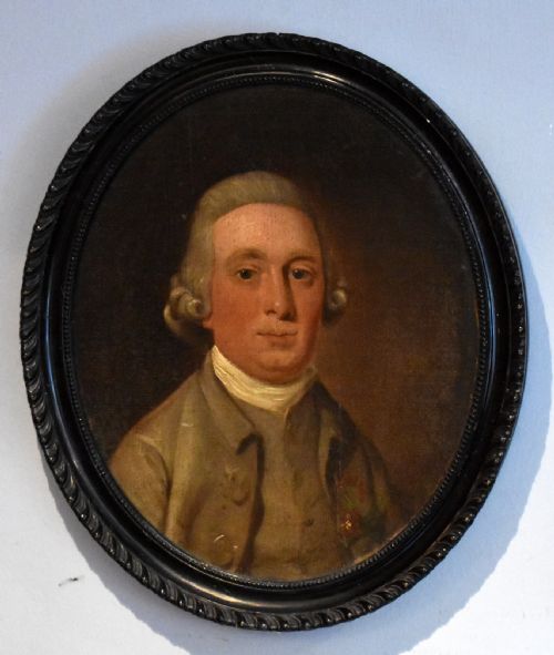 SUPERB FAMILY GROUP OF THREE GEORGIAN OIL PORTRAITS - ADDITIONAL PHOTO 3