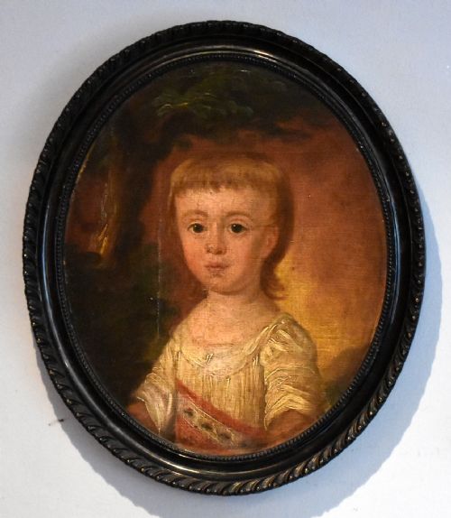 SUPERB FAMILY GROUP OF THREE GEORGIAN OIL PORTRAITS - ADDITIONAL PHOTO 5