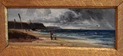 LANDSCAPE OIL SKETCH BY EDWIN ELLIS - ADDITIONAL PHOTO 2