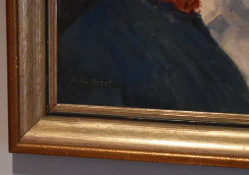 PORTRAIT OIL PAINTING BY ALBERT GILBERT - ADDITIONAL PHOTO 3