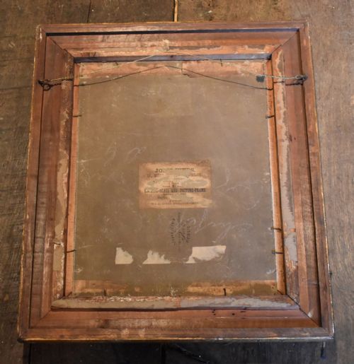 REGENCY OIL PAINTING PORTRAIT SKETCH - ADDITIONAL PHOTO 4
