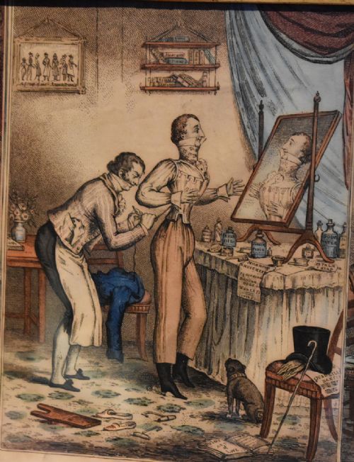 RARE SET OF THREE GEORGIAN SATIRICAL DANDY PRINTS - ADDITIONAL PHOTO 3