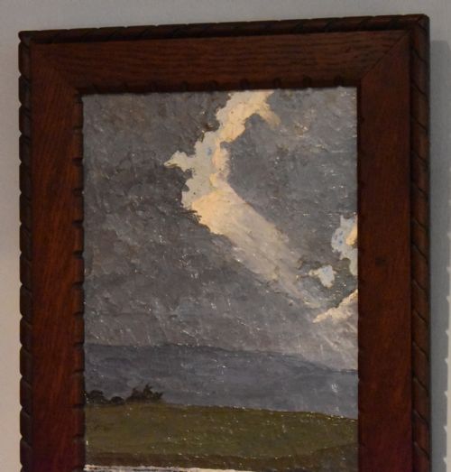 MODERNIST OIL LANDSCAPE PAINTING - ADDITIONAL PHOTO 4