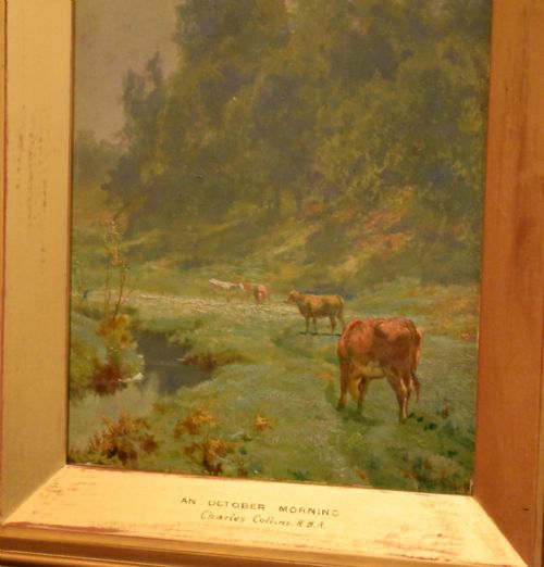 OIL PAINTING 'AN OCTOBER MORNING' BY CHARLES COLLINS RBA - ADDITIONAL PHOTO 2