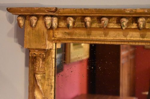 LARGE GEORGIAN GILTWOOD PIER MIRROR - ADDITIONAL PHOTO 3