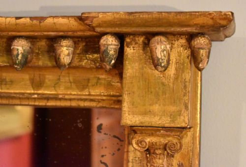 LARGE GEORGIAN GILTWOOD PIER MIRROR - ADDITIONAL PHOTO 4