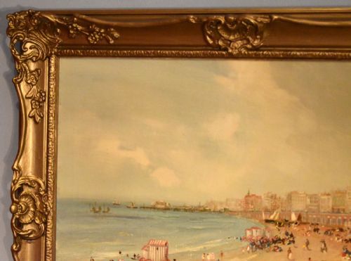 FINE OIL PAINTING OF BRIGHTON BEACH BY GODWIN BENNETT - ADDITIONAL PHOTO 6