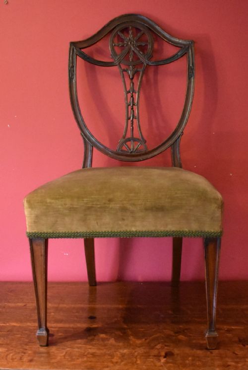 GEORGIAN MAHOGANY CHILD'S CHAIR - ADDITIONAL PHOTO 1
