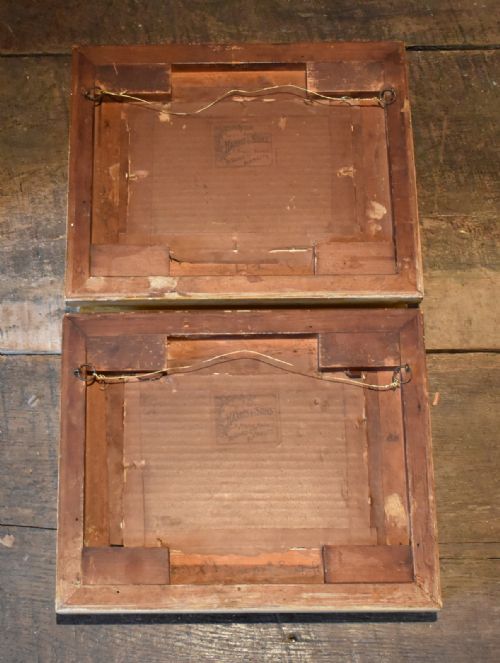 PAIR OF SMALL MARINE OIL PAINTINGS - ADDITIONAL PHOTO 8