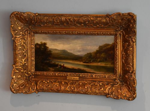 'lake bala' oil painting by medockree - CATEGORY: ANTIQUE ART - DATED 1890