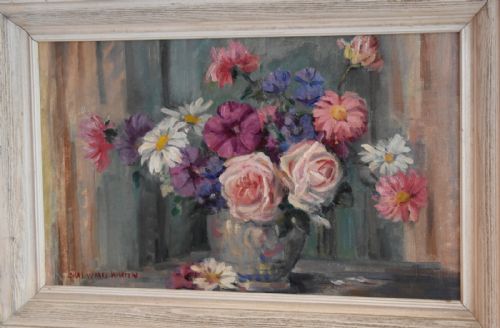STILL LIFE OIL PAINTING BY CHARLES WYATT WARREN 19081993 - ADDITIONAL PHOTO 1