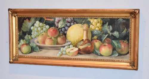 FINE PAIR OF WATERCOLOUR STILL LIFES BY ARTHUR DUDLEY - ADDITIONAL PHOTO 2