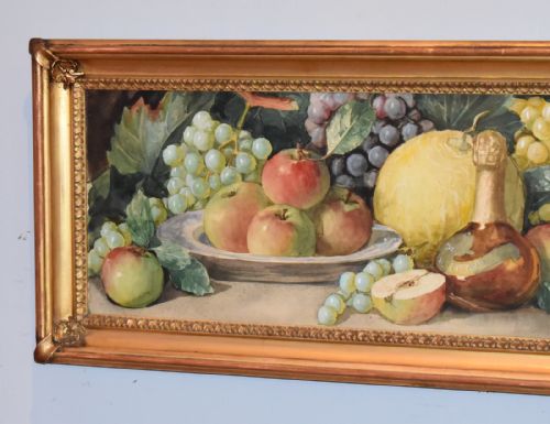 FINE PAIR OF WATERCOLOUR STILL LIFES BY ARTHUR DUDLEY - ADDITIONAL PHOTO 3