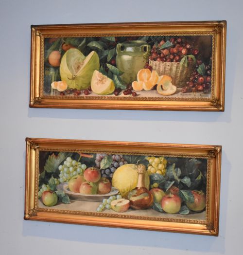 FINE PAIR OF WATERCOLOUR STILL LIFES BY ARTHUR DUDLEY - ADDITIONAL PHOTO 4