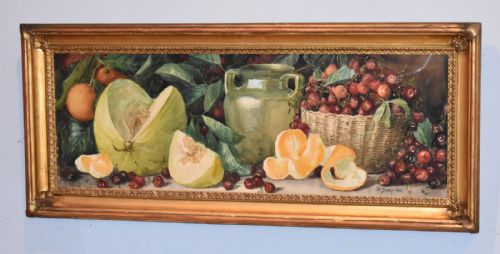 FINE PAIR OF WATERCOLOUR STILL LIFES BY ARTHUR DUDLEY - ADDITIONAL PHOTO 6