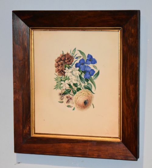 PAIR OF WATERCOLOUR STUDIES OF FLOWERS - ADDITIONAL PHOTO 2