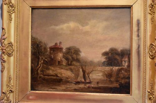 NINETEENTH CENTURY LANDSCAPE OIL PAINTING - ADDITIONAL PHOTO 3