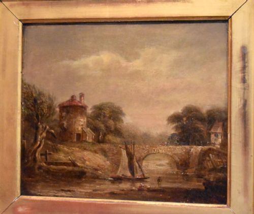 NINETEENTH CENTURY LANDSCAPE OIL PAINTING - ADDITIONAL PHOTO 4