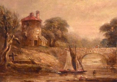 NINETEENTH CENTURY LANDSCAPE OIL PAINTING - ADDITIONAL PHOTO 6