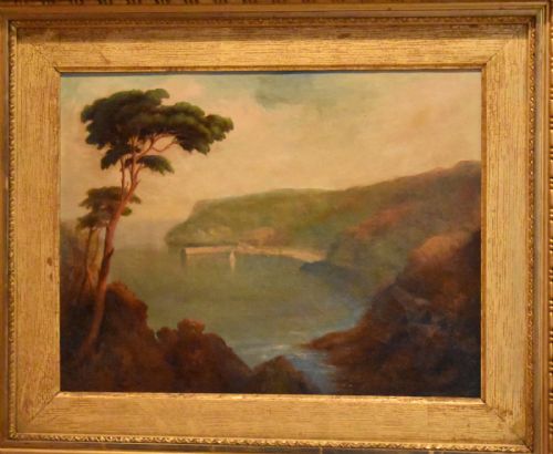 CARBIS BAY CORNWALL OIL PAINTING BY JOHN WILLIAM HERBERT TURNER - ADDITIONAL PHOTO 2