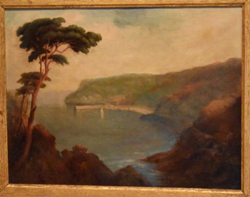 CARBIS BAY CORNWALL OIL PAINTING BY JOHN WILLIAM HERBERT TURNER - ADDITIONAL PHOTO 3
