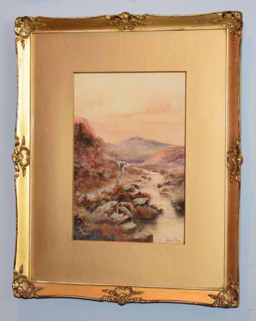 SET OF FOUR VICTORIAN WATERCOLOURS BY JOSEPH HALFORD ROSS - ADDITIONAL PHOTO 4