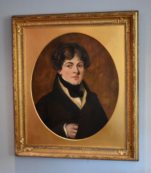 FINE REGENCY OIL PORTRAIT OF A GENTLEMAN - ADDITIONAL PHOTO 1
