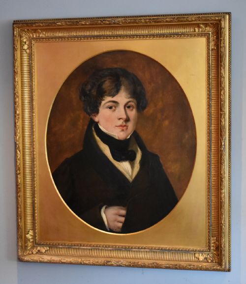 FINE REGENCY OIL PORTRAIT OF A GENTLEMAN - ADDITIONAL PHOTO 3