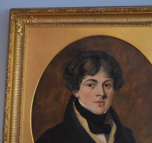 FINE REGENCY OIL PORTRAIT OF A GENTLEMAN - ADDITIONAL PHOTO 8