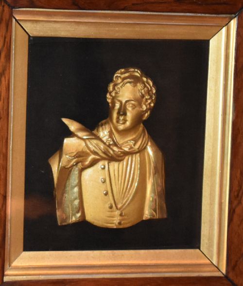 GILT BRONZE RELIEF OF LORD BYRON - ADDITIONAL PHOTO 3