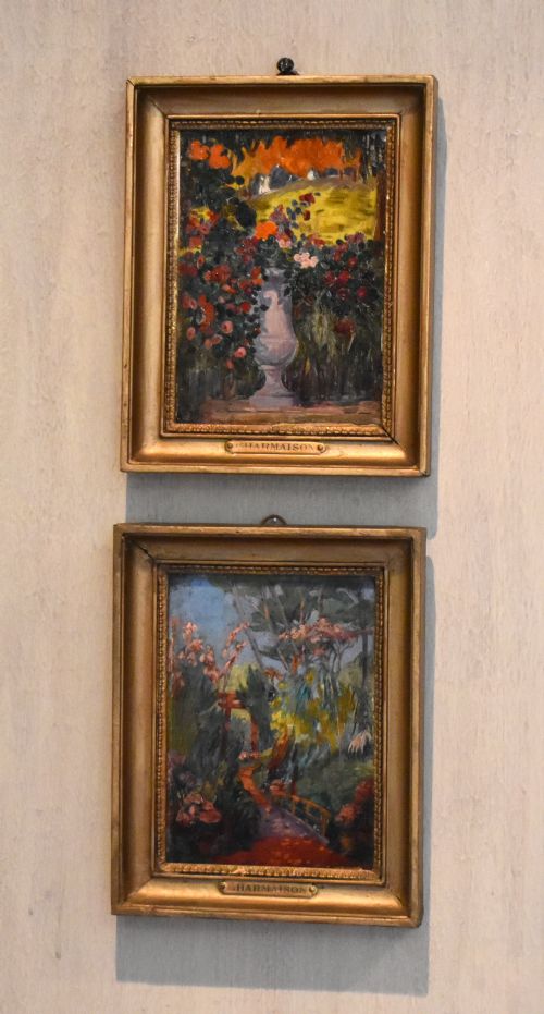 PAIR OF MINIATURE OILS BY RAYMOND LOUIS CHARMAISON - ADDITIONAL PHOTO 1