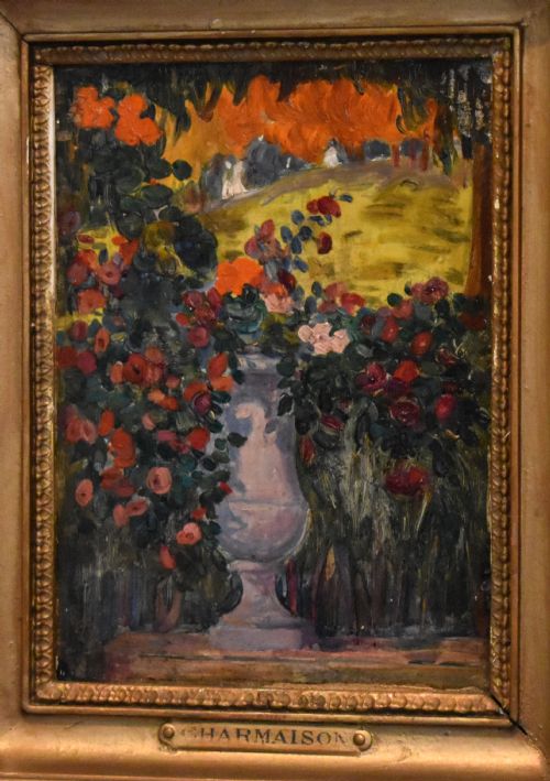 PAIR OF MINIATURE OILS BY RAYMOND LOUIS CHARMAISON - ADDITIONAL PHOTO 7