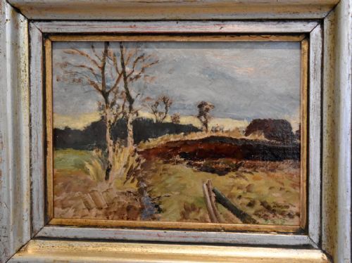 LANDSCAPE OIL PAINTING BY BERNHARD HUYS 18951973 - ADDITIONAL PHOTO 2
