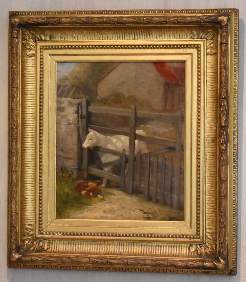 'CONTEMPLATION' OIL PAINTING BY THOMAS S BOWMAN - ADDITIONAL PHOTO 1