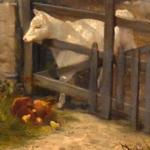 'CONTEMPLATION' OIL PAINTING BY THOMAS S BOWMAN - ADDITIONAL PHOTO 3