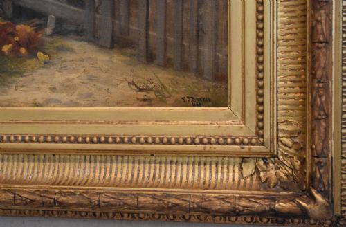 'CONTEMPLATION' OIL PAINTING BY THOMAS S BOWMAN - ADDITIONAL PHOTO 5
