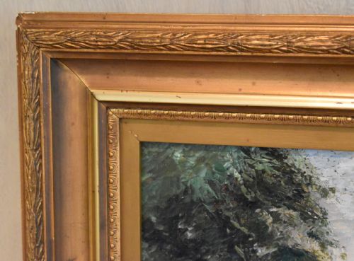 OIL PAINTING OF THE WITHAM BY THOMAS GEORGE STOREY 18651935 - ADDITIONAL PHOTO 5