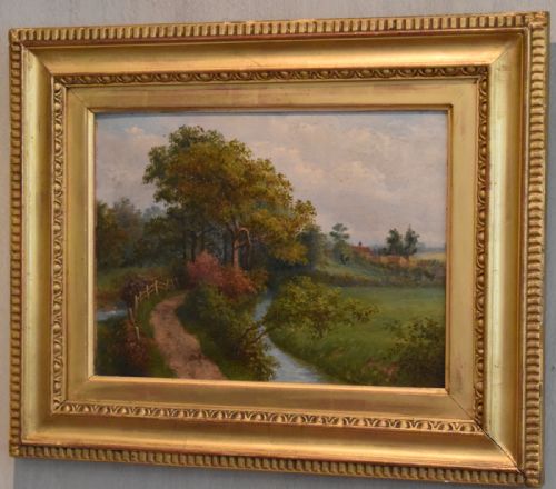 'THE DINGLE YARDLEY WOOD BIRMINGHAM' OIL PAINTING BY JJOLLY - ADDITIONAL PHOTO 1