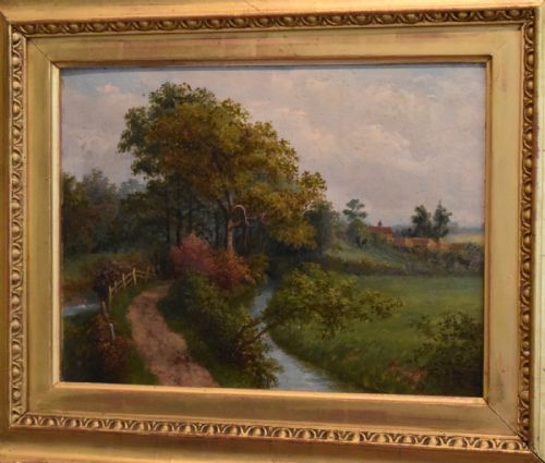 'THE DINGLE YARDLEY WOOD BIRMINGHAM' OIL PAINTING BY JJOLLY - ADDITIONAL PHOTO 2