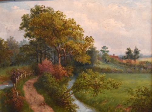 'THE DINGLE YARDLEY WOOD BIRMINGHAM' OIL PAINTING BY JJOLLY - ADDITIONAL PHOTO 3