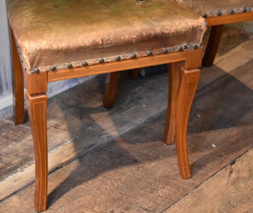 RARE PAIR OF AFRICAN GOLDEN WALNUT CHAIRS - ADDITIONAL PHOTO 2
