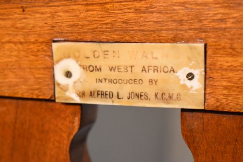 RARE PAIR OF AFRICAN GOLDEN WALNUT CHAIRS - ADDITIONAL PHOTO 8