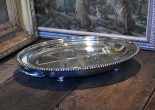HUGE ELKINGTON SILVER PLATE MEAT PLATTER - ADDITIONAL PHOTO 1
