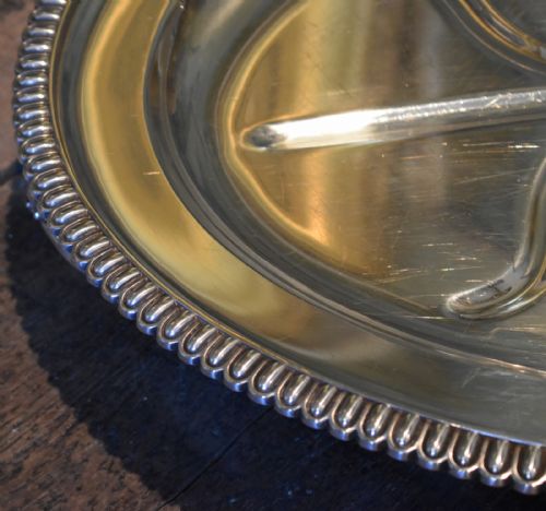 HUGE ELKINGTON SILVER PLATE MEAT PLATTER - ADDITIONAL PHOTO 3