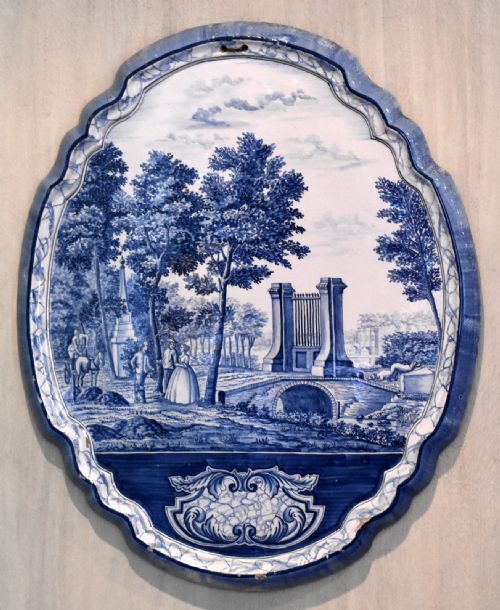 LARGE AND FINE DELFT WALL PLAQUE - ADDITIONAL PHOTO 1