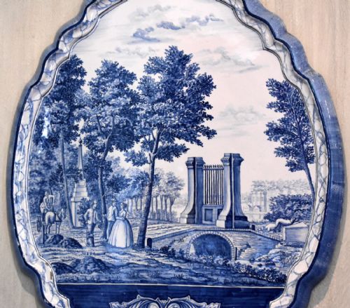 LARGE AND FINE DELFT WALL PLAQUE - ADDITIONAL PHOTO 2