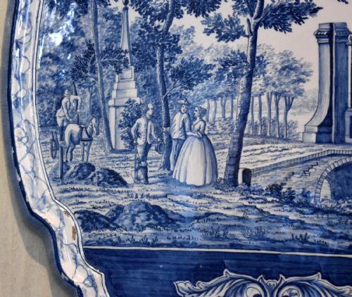 LARGE AND FINE DELFT WALL PLAQUE - ADDITIONAL PHOTO 5