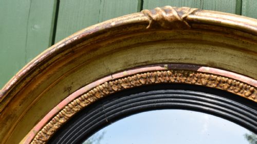 FINE REGENCY CONVEX MIRROR - ADDITIONAL PHOTO 7